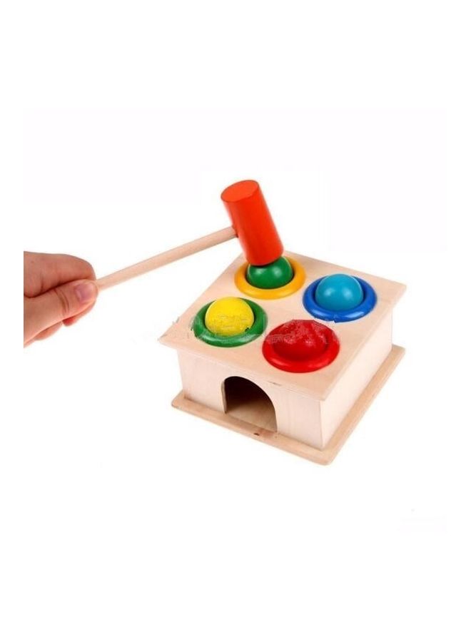 LW 6-Piece Wooden Hammer And Ball Early Learning Toy  - Image 4