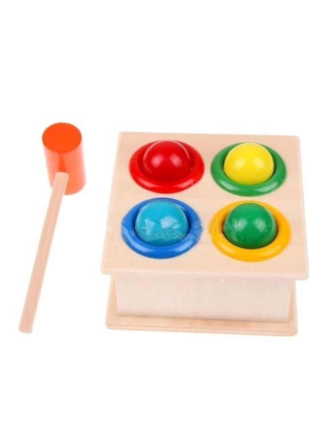 LW 6-Piece Wooden Hammer And Ball Early Learning Toy  - Image 1