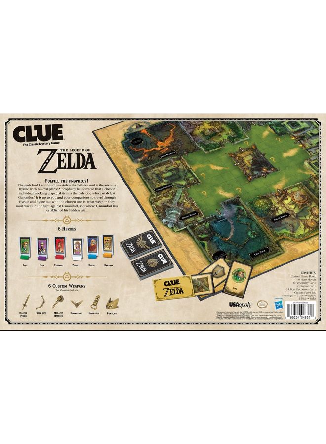 Generic - The Legend Of Zelda Clue Board Game - Image 1