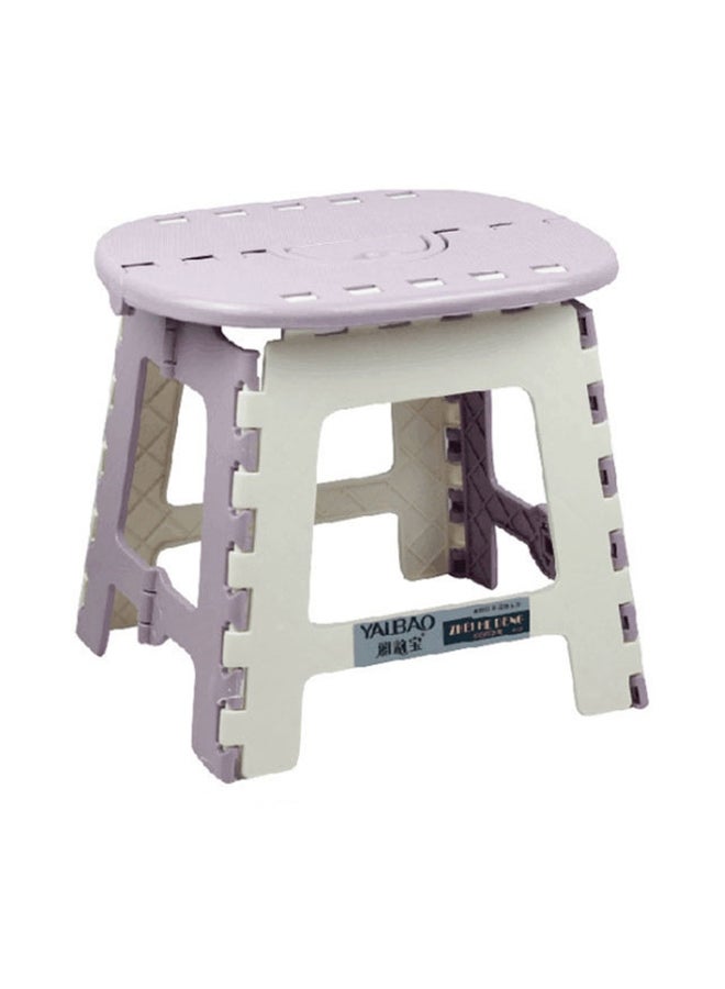 Generic Folding Step Stool Pink/White 