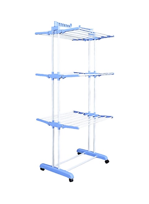 Foldable Clothes Drying Rack Multicolour 64x168x50cm