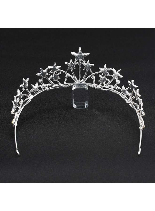 TOEON Star Shaped Rhinestone Hair Crown - Image 3