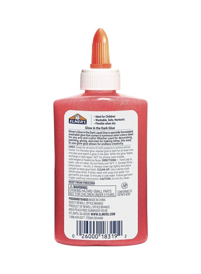 ELMER'S Glow-In-The-Dark Liquid Glue Pink - Image 2