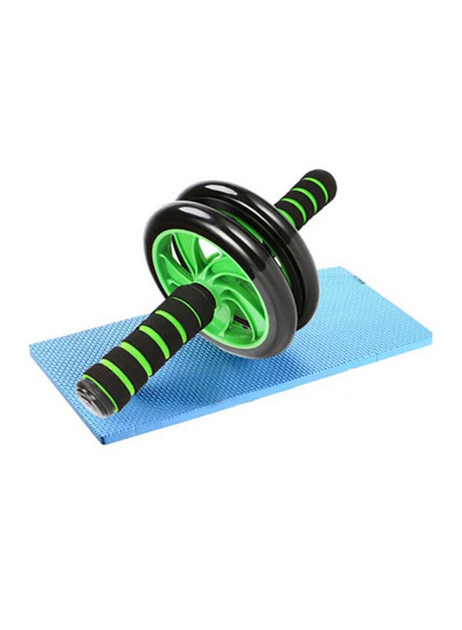 ILI Dual Wheel Ab Roller With Mat 1kg - Image 1
