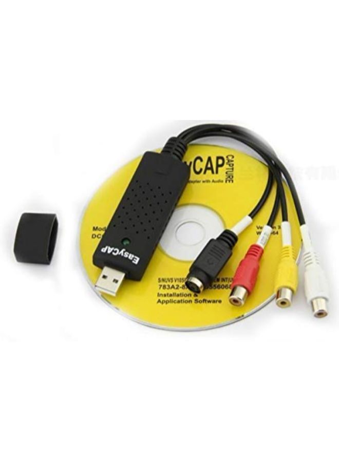 إيزي كاب كابل محوّل فيديو وصوت من USB 2.0 إلى 3 RCA متعدد الألوان - Image 3