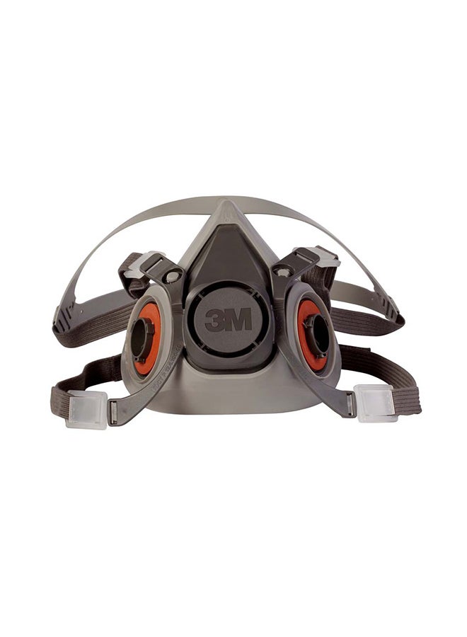3M - Half Facepiece Respirator Grey/Red - Image 1