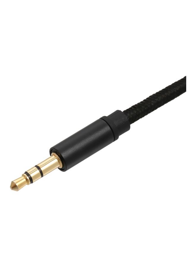 2 In 1 Audio And Charging Cable Adapter For Apple iPhone X/7/7 Plus/8/8 Plus Black  - Image 2