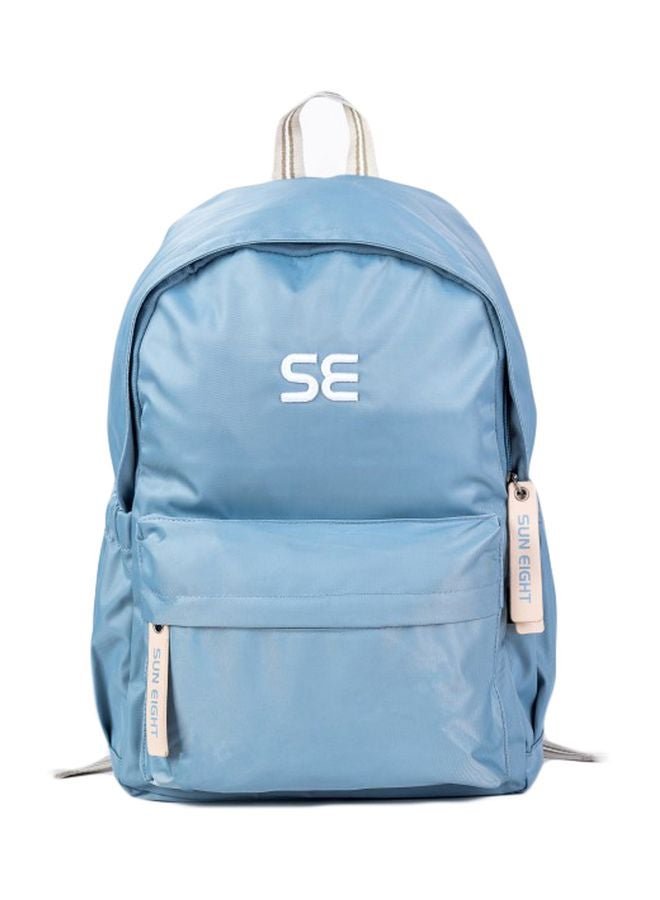 Polyester School Backpack Sky Blue - Image 1