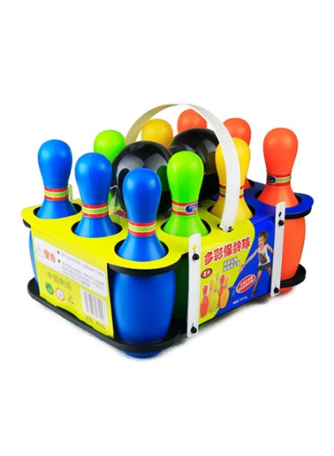 12-Piece Plastic Bowling Toy Set W-TK00161 