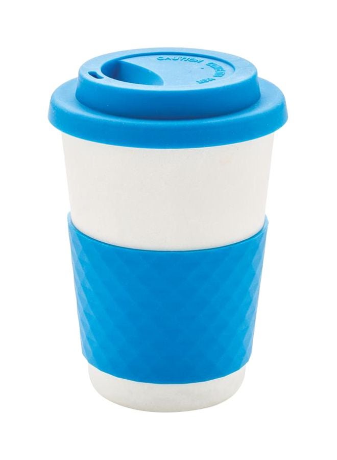 Lambart Bamboo Fiber Cup Blue/White 425ml