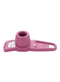 Generic Multifunctional Garlic Grater Pink/Silver 