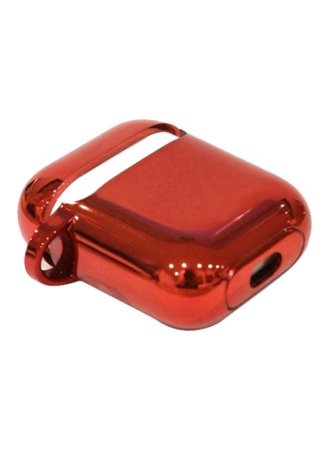 MARGOUN Protective Case Cover For Apple AirPods Red/White
