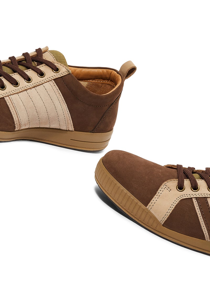 WOODLAND - Casual Low Top Sneaker Brown - Image 1
