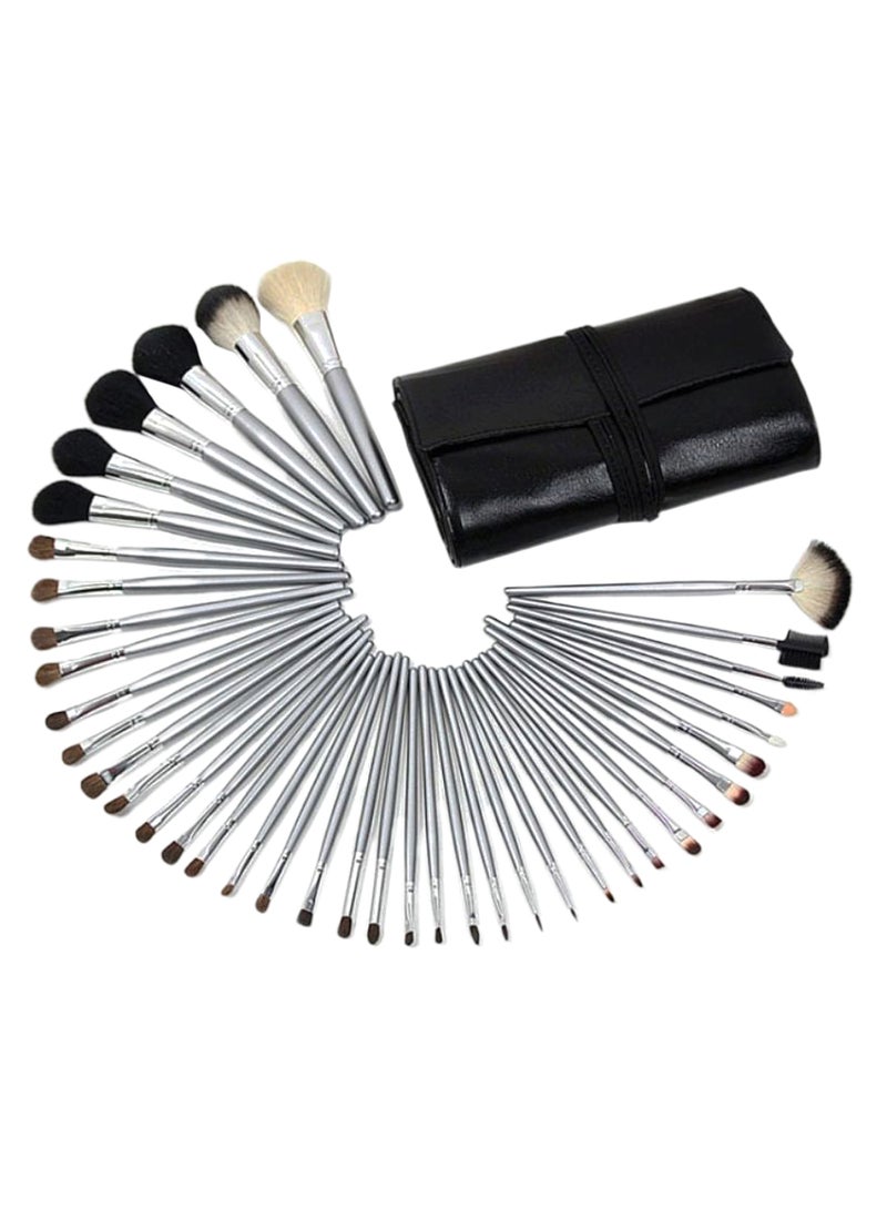 Generic 40-Piece Versatile Makeup Brush Set With Bag Multicolour  - Image 1
