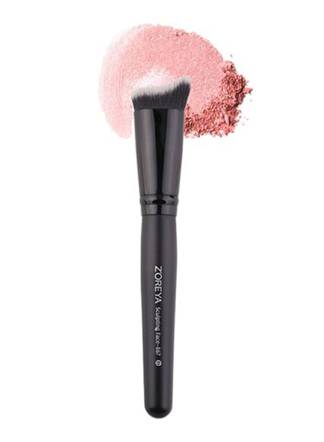 Foundation Makeup Brush Black - Image 2