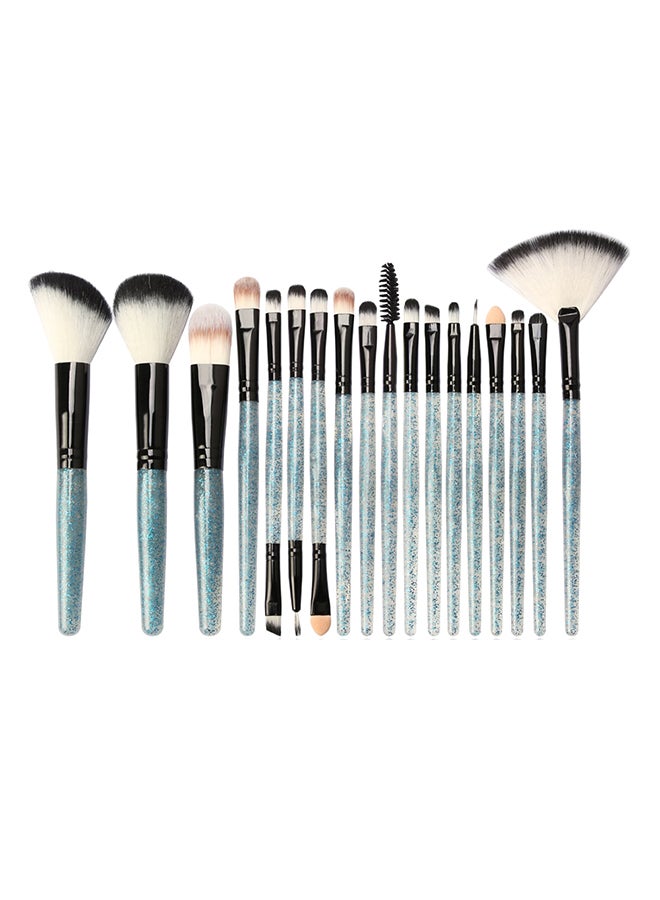 طقم فُرش مكياج احترافية من 18قطعة متعدد الألوان - Image 1