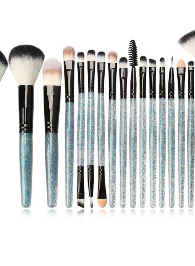 طقم فُرش مكياج احترافية من 18قطعة متعدد الألوان - Image 2