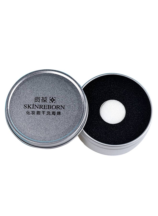 Makeup Brushes Quick Dry Cleaning Box Black/Silver - Image 1