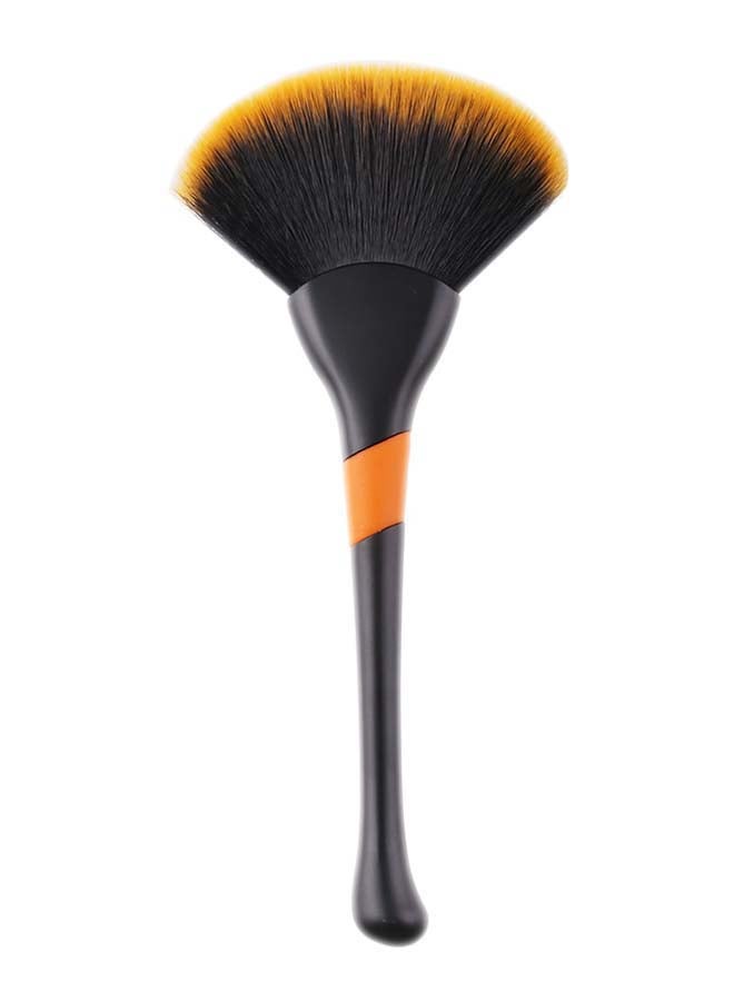 Zoreya - Portable Professional Powder Brush Black/Orange/Grey - Image 1