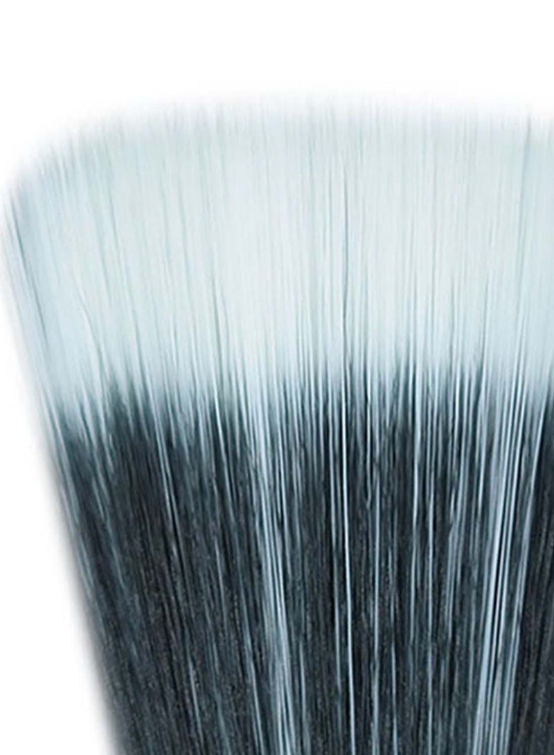 JAF Flat Head Stippling Foundation Brush Silver/Black/White - Image 2