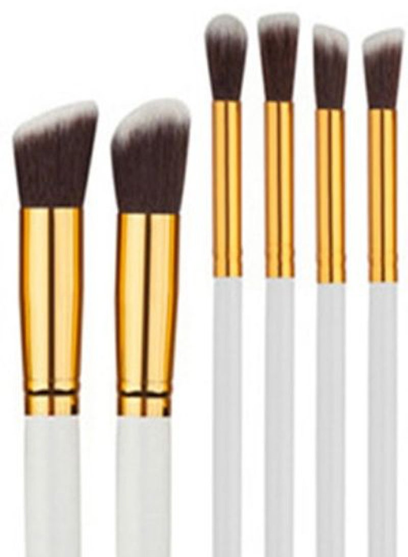12-Piece Makeup Brush Set With Puff Multicolour - Image 2