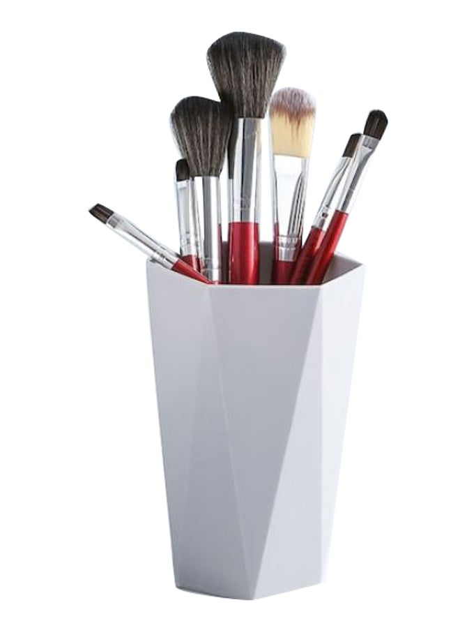 7-Piece Makeup Brush Set With Organizer Multicolour - Image 1