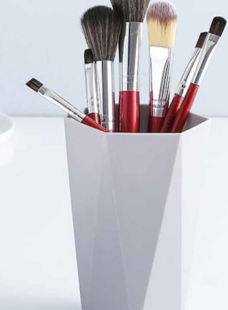 7-Piece Makeup Brush Set With Organizer Multicolour - Image 2