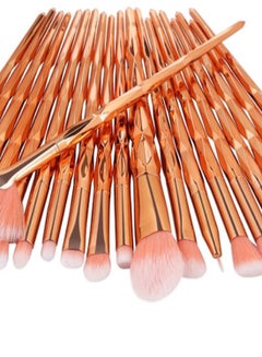 MAANGE 20-Piece Makeup Brush Set Rose Gold/White/Pink  - Image 2