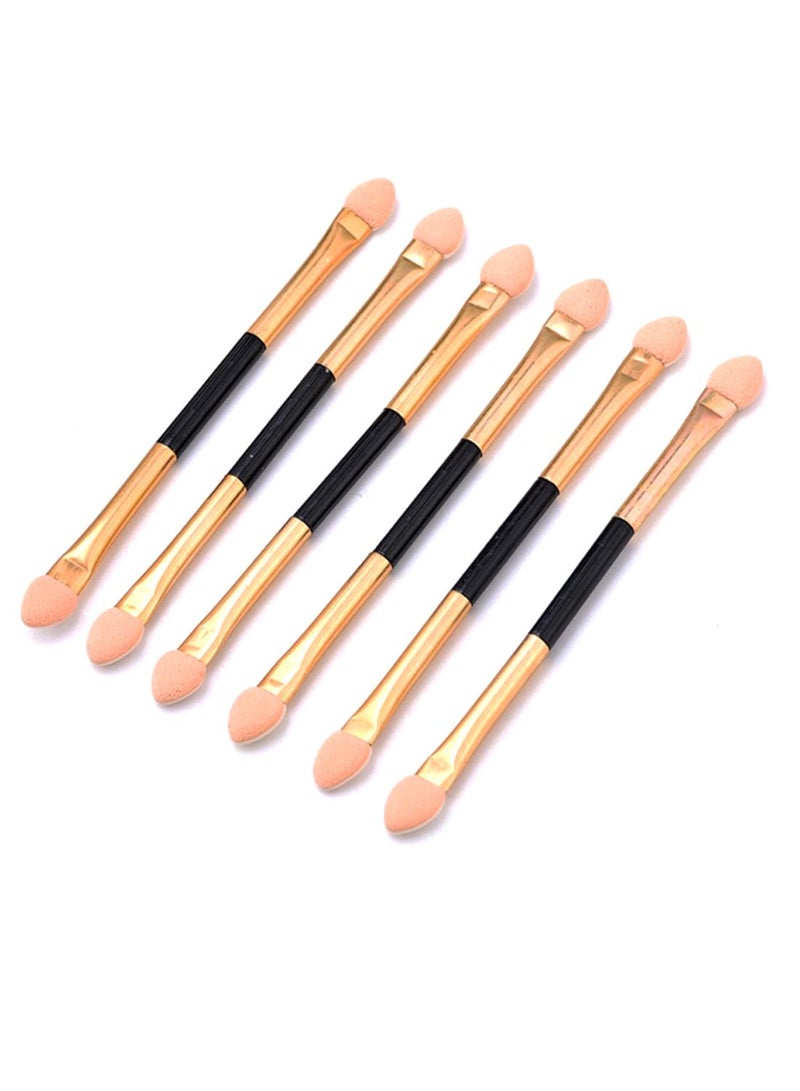 Generic 24-Piece Double Head Eyeshadow Brush Set Gold/Black  - Image 1