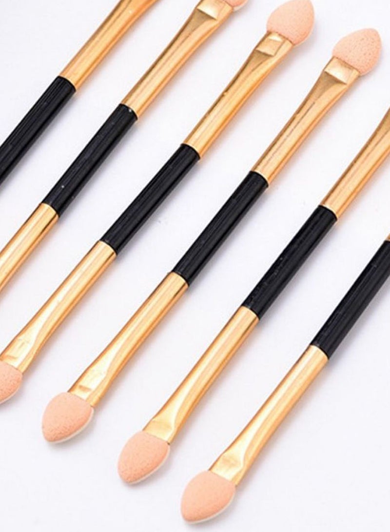 Generic 24-Piece Double Head Eyeshadow Brush Set Gold/Black  - Image 2