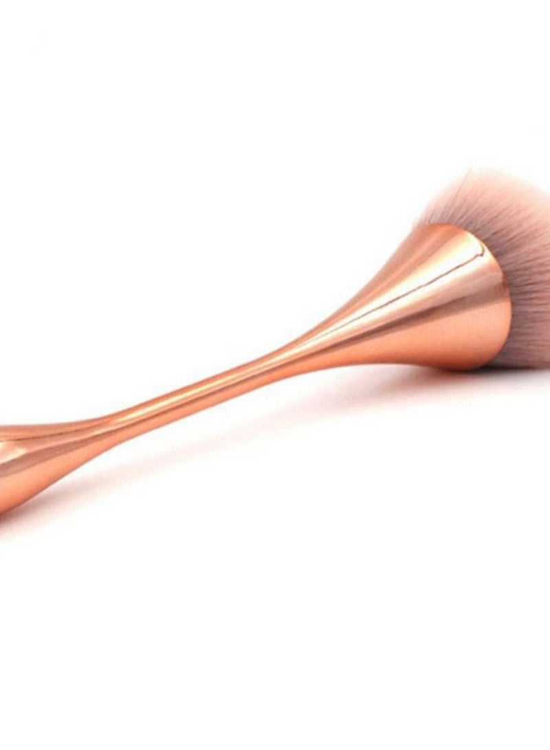 Professional Powder Brush Rose Gold/White - Image 2