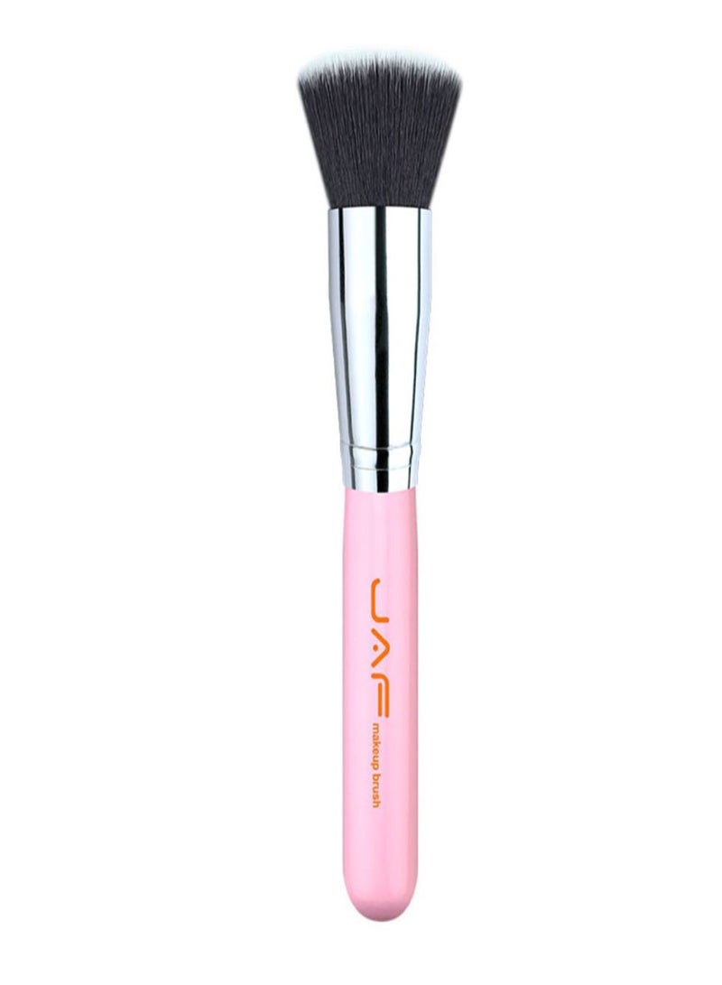 JAF Flat Top Foundation Brush Pink/Silver/Black - Image 1
