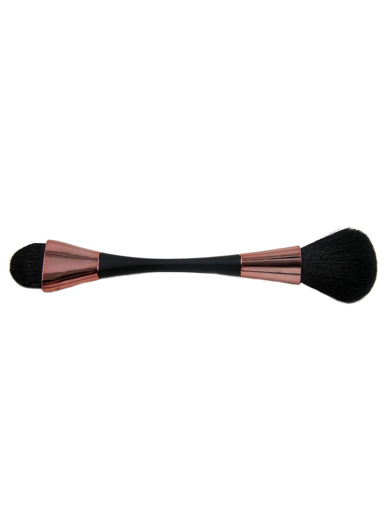 start makers Double Head Makeup Brush Black/Rose Gold - Image 2