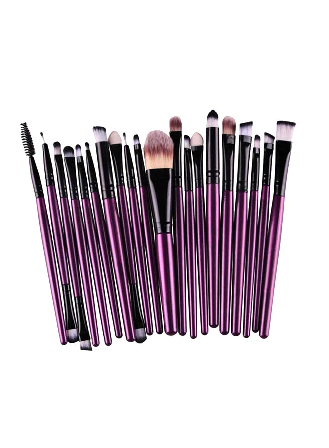 20-Piece Makeup Brush Set Multicolour