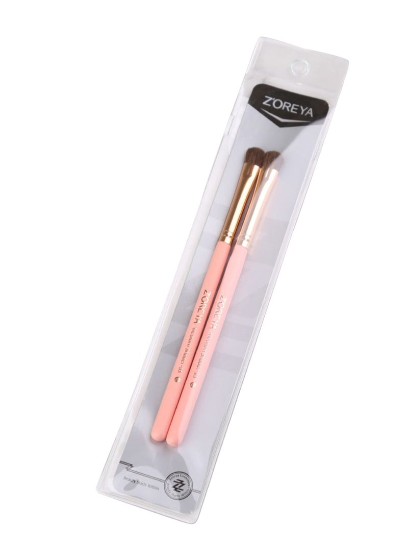Z'OREYA 2-Piece Eyeshadow Brush Set Multicolour - Image 2