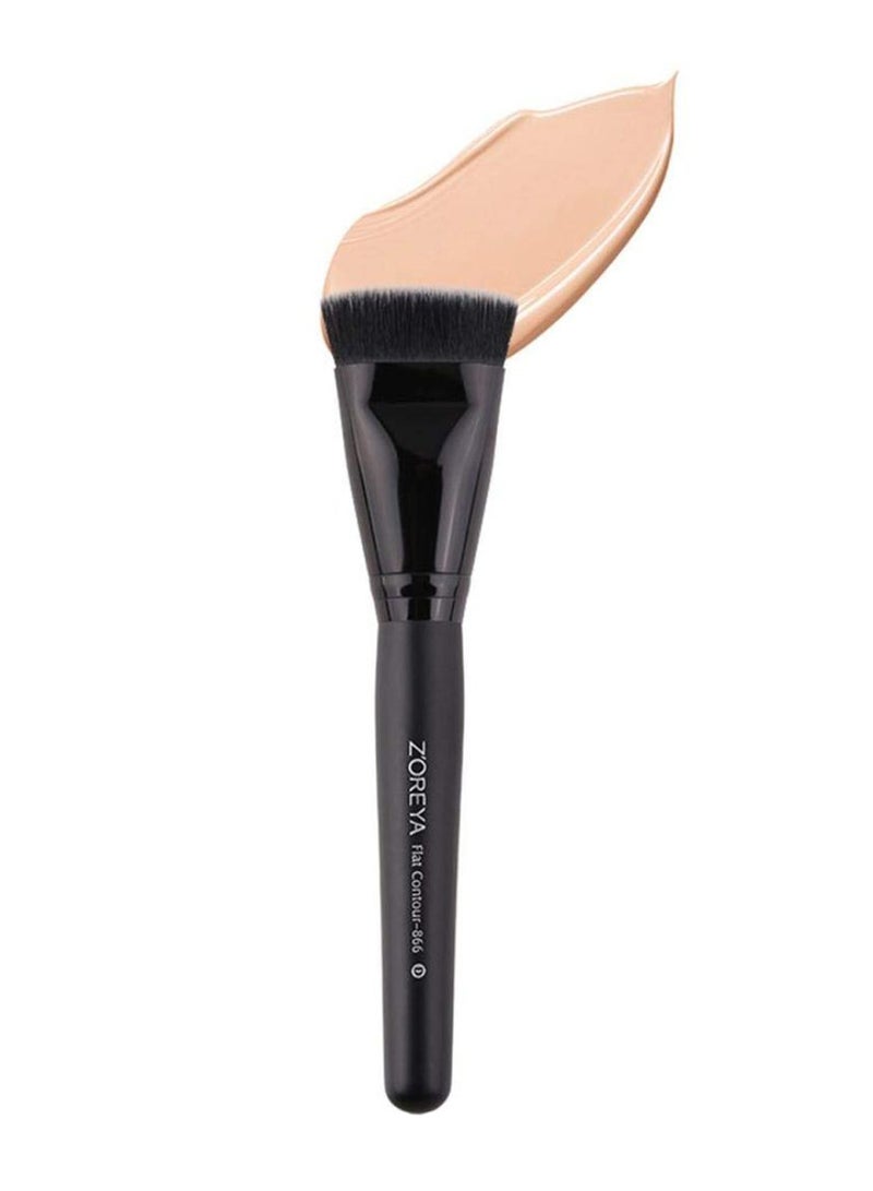 Z'OREYA Wooden Handle Foundation Brush Black