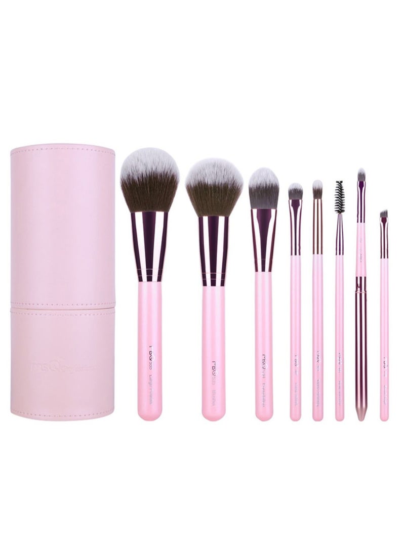 8-Piece Makeup Brush Set Multicolour - Image 1