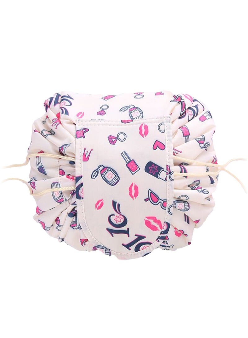 Generic - Travel Drawstring Cosmetic String Storage Pouch Multicolour - Image 1