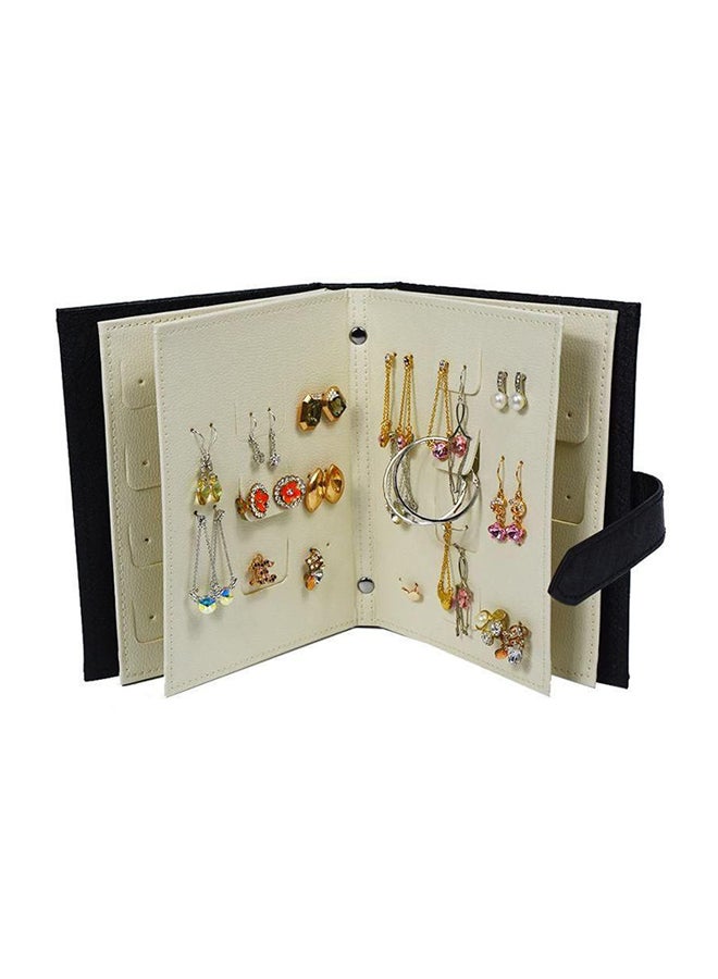 Generic - Fashion Leather Earring Storage Box - Image 1