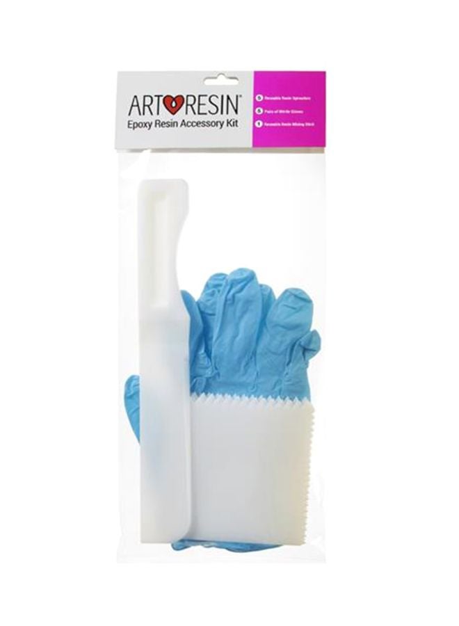 ArtResin 11-Piece Art Accessory Kit White/Blue 