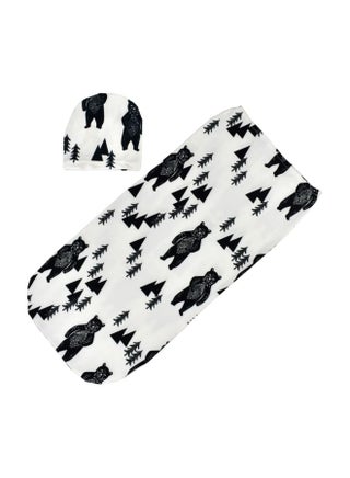 Printed Sleeping Wrap With Cap - v1565775482/N28996808A_1