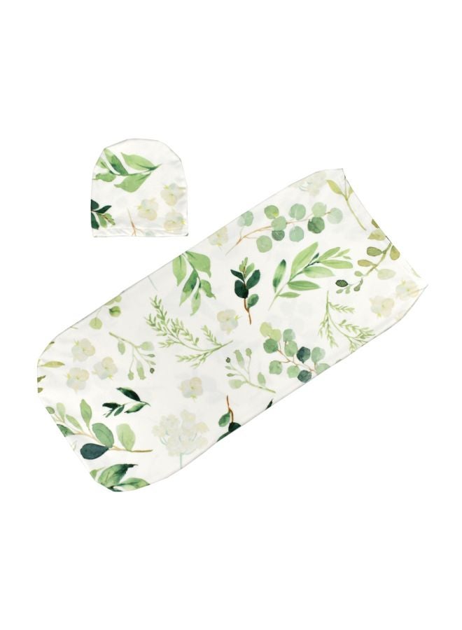 Printed Sleeping Wrap With Cap