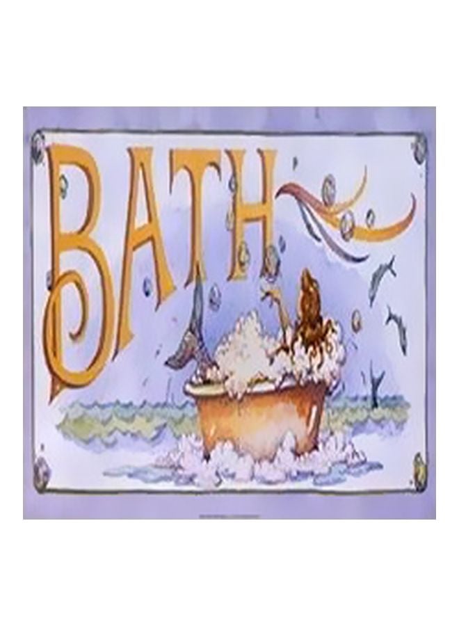 Decorative Wall Painting Purple/Brown/Green 23x23cm