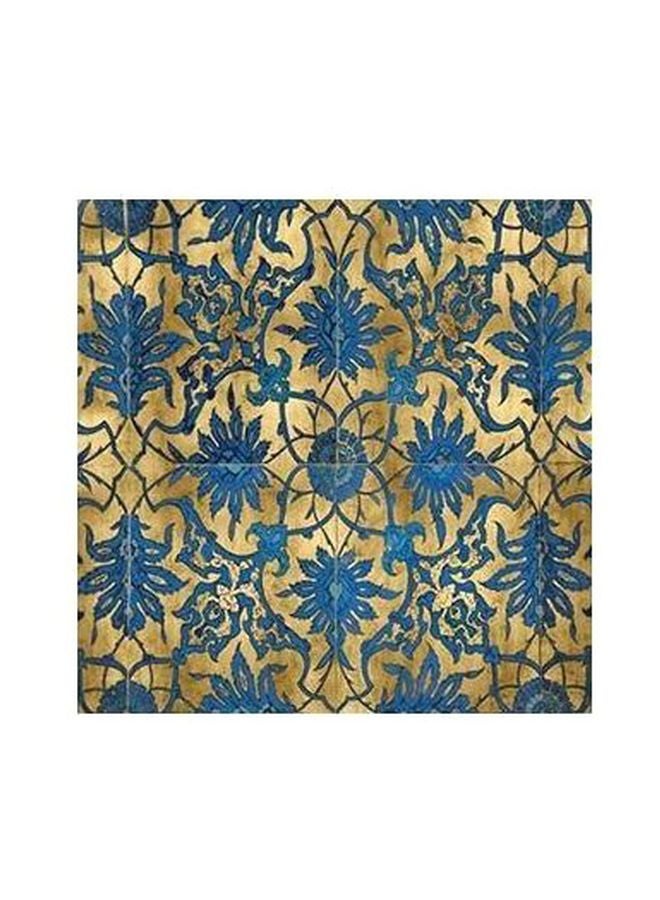 قطعة فنية لديكور الحائط أزرق/بني 32x32سم