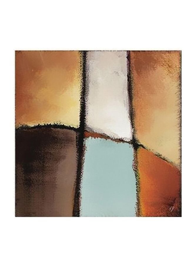 بوستر حائط للتزيين بيج/بني/أبيض 15×15سم