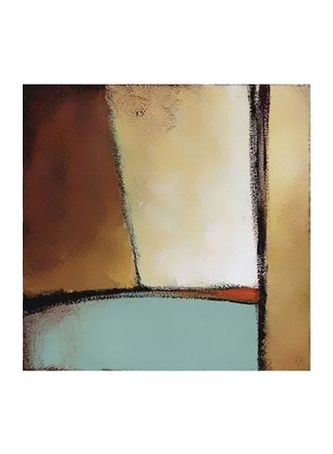Generic Decorative Wall Poster Beige/Brown/Green 15×15cm 