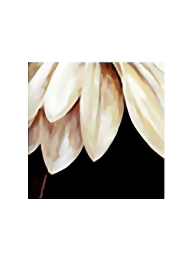 لوحة فنية لديكور الحائط أبيض/ أسود 15x15سم