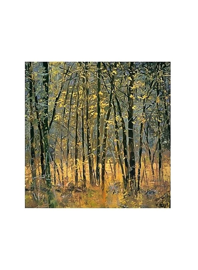 بوستر حائط للتزيين أخضر/أسود/أصفر 15x15سم 
