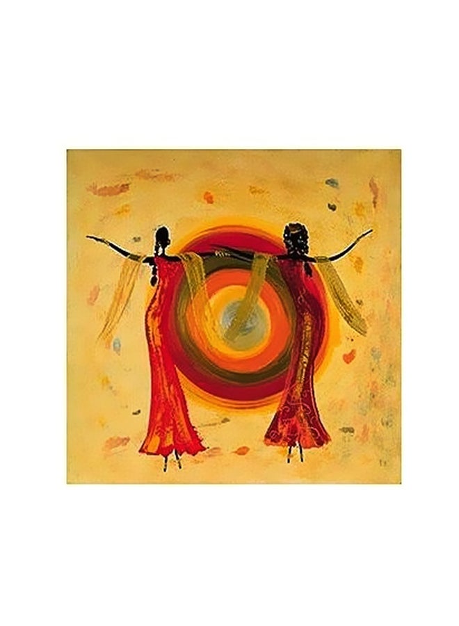 لوحة فنية لديكور الحائط متعدد الألوان 15x15سم