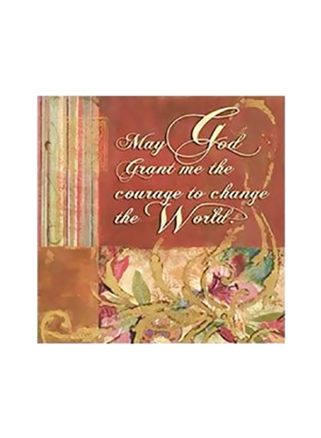 Decorative Wall Art Brown/Beige 32x32cm 